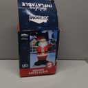 Joiedomi 6 FT Christmas Inflatable Santa with Gift Bag, Blow Up Xmas Inflatable Decorations with Build in LEDs for Christmas Decor, Yard Outdoor Garden Lawn Winter Decorations