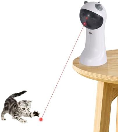TBTeek Cat Toy Automatic Motion-Activated, USB Rechargeable, 5 Fun Patterns, Random Rotating Trajectory, 4 Speed Modes, Adjustable Light Angles for Indoor Cat Kitten Dog TBTeek Cat Toy Automatic Motion-Activated, USB Rechargeable, 5 Fun Patterns, Random Rotating Trajectory, 4 Speed Modes, Adjustable Light Angles for Indoor Cat Kitten Dog