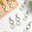 Landical Family Reunion Favors Keychain Love Tree Keychain Family Reunion Gift for Party Supply
