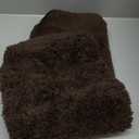 Walensee Bath Rug, 20 x 32, Brown - Soft Microfiber Shaggy Bathroom Mat, Non-Slip, Machine Washable, High-Pile, Absorbent, Quick-Drying, TP Rubber Backing - Housewarming Gift