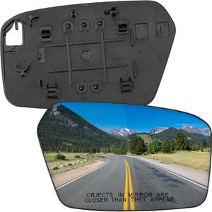 Passenger Side Mirror Replacement for Ford Fusion 2006 2007 2008 2009 2010, for Mercury Milan 2006 2007 2008 2009 2010 - Right Side Mirror Glass, Rear View Mirrors Glass