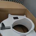 Drive Medical 2-in-1 Raised Toilet Seat with Removable Padded Arms - Elevated Bathroom Safety Support - Secure Locking Attachment - Easy Height Assistance - Durable Construction, Standard Toilets