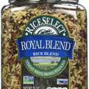 RiceSelect Royal Blend, Blend Of Texmati White, Brown, Red, And Wild Rice, Premium Gluten Free Rice, Non-GMO, 21 Ounce Jar (EXP 12/09/26)