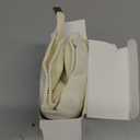 3 Pcs Makeup Bag Set for Women Corduroy Cosmetic Pouch Aesthetic Smile Travel Toiletry Bag Cute Purse Pouch Pencil Case Makeup Brushes Storage Organizer with Zipper(White,Solid Style)