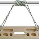 Climbing Hangboard Rock Climbing Training as Climbing Fingerboard with Jugs, Slopes and Edges, Pockets as Door Mounted Training Station Rock Climbing Pull Up Bar