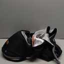 BabbleRoo Grow Carrier  Safety-Certified 6-in-1 Baby Carrier with Hip Seat, Ergonomic & Adjustable Toddler Carrier 7-50 lbs with Hip Support, Hood for Sun Protection, Newborn to Toddler, Black