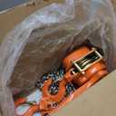 Lever Chain Hoist 1 Ton 2205LBS Capacity,10FT Lift,Manual Ratchet Chain Puller Hoist with 2 Hooks for Building Garages Warehouse Automotive Machinery