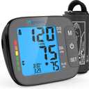 Blood Pressure Monitor for Upper Arm, Automatic Blood Pressure Cuff for Home Use, Blood Pressure Machine with Backlit Display, Irregular Heartbeat Detection, 260 Memory, Storage Bag