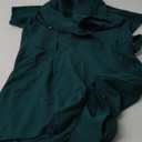 Rompers for Women Sexy Summer Casual Straps Short Pants Jumpsuits with Pockets Zipper (Solid Green)