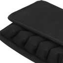 Harmonica Carry Case - Portable 7-Holder Storage Bag with Soft Internal Slots for Harmonicas and Accessories