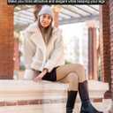 Women's Thermal Tights Without Fleece Lined Nude Opaque Leggings Warm Winter Skin Colored Footed Tights (M)