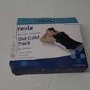 REVIX Extra Large Ice Pack for Back, 13 x 21 Reusable Gel Cold Pack Wrap for Full Back, Hip, and Leg Relief, XXL Cold Compress for Muscle Soreness, Fatigue, and Everyday Recovery, Black