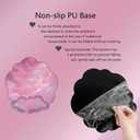 Cloud Keyboard Wrist Rest Galaxy Mouse Pad with Wrist Rest Ergonomic Space Wrist Pad Memory Foam Non-Slip Wrist Support for Computer Laptop Gaming Home Office Relief Typing Pain Pink Stars
