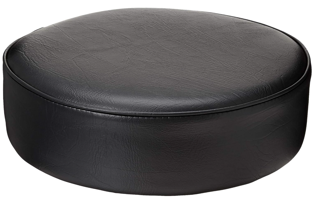 Bar Stool Replacement Black Seat, Standard Heavy Duty Vinyl, Wholesale Supplies