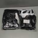 Wokceer Black Backdrop Curtain for Parties 10x8FT Photo Backdrop Drapes for Wedding Polyester Backdrop for Photoshoot Baby Shower Birthday Party Curtains Photography Background 2 Panels 5x8FT (10FTx8FT)