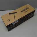 24Push Broom Brush for Floor Cleaning with 65 Long Handle and Stiff Bristles, Heavy Duty Brush for Shop, Deck, Garage, Concrete,Indoor and Outdoor Broom,Orange