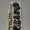 Metal Candle Holders for Candlesticks Taper Candlestick Holders Set Vintage Decorative Centerpiece Candelabra Tall Candle Stands (Gold, 2 Sets (6 pcs))