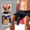 Thigh Exerciser 35lb Pelvic Floor Exercise Devices Inner Thigh Kegel Exerciser Pelvic Floor Muscle Workout Equipment Train for Home Hip Under Desk Exercise Men Women with Band