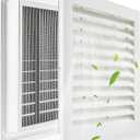 2-Pack 20"x20" Gable Vent - Premium Aluminum，Filter Screen for Removable, Ideal for Gables, Sheds, and Attics - Vent Opening 18"x18" - Boost Ventilation and Guard Against Moisture