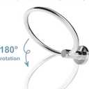 SetSail Towel Holder for Bathroom Wall Stainless Steel Hand Towel Ring Heavy Duty Towel Hanger for Bathroom, Mirror Silver