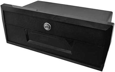 Attwood 2638-1 Standard Lightweight Lockable Replacement Boat Glove Box with Keys, One size