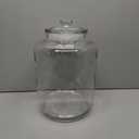 Yaomiao 4 Gallon Glass Jar with Lid Large Cookie Jar with Big Opening Airtight Food Storage Canister Canning Jars for Flour Sugar Dog Treats Pasta Candy Glass Containers with Lids for Kitchen Pantry