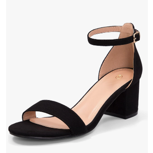 Women's Chunky Low Heels Open Toe Block Heeled Dress Ankle Strap Pump Wedding Sandals Size 11