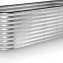 Galvanized Raised Garden Beds Outdoor // 622 ft Planter Raised Beds for Gardening, Vegetables, Flowers // Large Metal Garden Box (Silver)