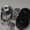 212CC Torque Converter 6.5 HP 3/4" Go Kart Mini Bike Comet Clutch 10T 40/41 and 12T 35 Chain Predator Driver Pulley Replacement Set - 30 Series