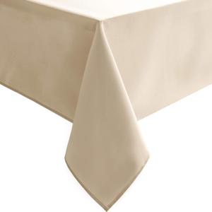 Hiasan Tablecloth for Rectangle Tables - 70 x 140 inch - Waterproof, Spillproof & Wrinkle Resistant Washable Polyester Table Cloth for Dining/Party/Outdoor Picnic, Beige
