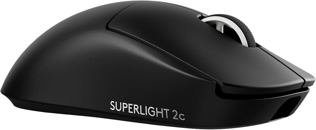 Logitech G PRO X Superlight 2c Wireless Gaming Mouse, 51 g pro-Grade Compact Mouse with 5 programmable Buttons, USB-C Charging, 44K DPI Sensor, up to 8 kHz Polling for PC/Mac - Black