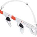 Upgraded VR Gun Stock for Meta Quest 3S/Quest 3, Magnetic VR Accessories for Oculus Quest 3, Controller Grips with Shoulder Straps for Enhance Control Feel, Realistic FPS Gaming Experience White