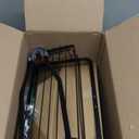 OMAIRA Shower Caddy Hanging Over the Shower Head - Rustproof Shower Organizer Hanging with Soap Scrub Holder, Non-Slip Stainless Steel Bathroom Storage Rack & Shelves, No Drilling, Black