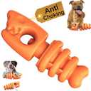 Bully Stick Holder for Dogs – Anti-Choking Chew Toy for Aggressive Chewers | Durable Nylon & Coffee Wood Treat Holder | 3-in-1 Dog Enrichment Toy with Peanut Butter Grooves | Dishwasher Safe shark org