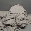 Bedding Duvet Cover Set  Breathable Durable Soft Comfy (Heathered Tannish Grey, Queen 90"x90")