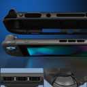 Grip Case for Nintendo Switch 2 (2025), Protective Case with Ergonomic Grip, Include Detachable Front Shell Face Cover, Bracket and Strap