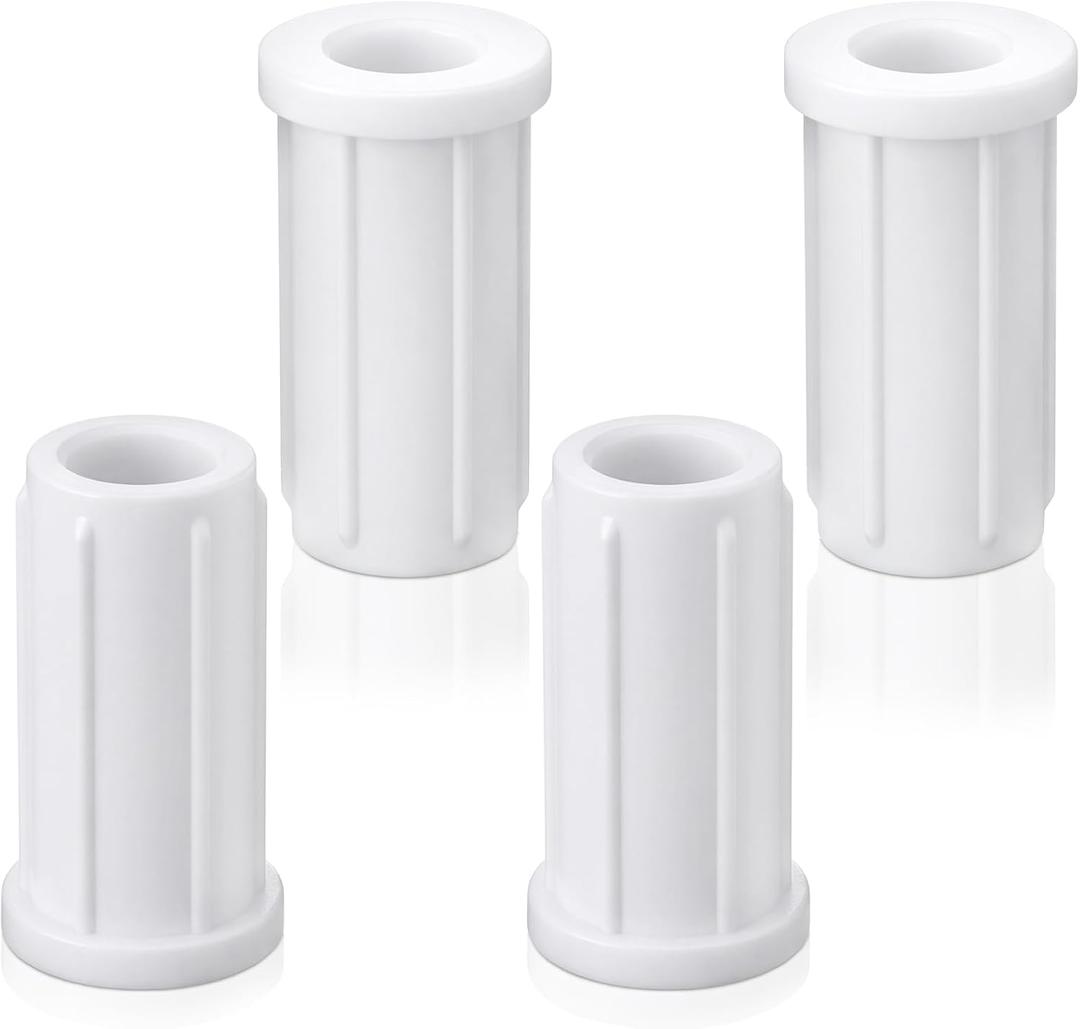 4 Pcs 3/4 Inch White Nylon Bushing Skin Replacement Pin Boat Seat Bushing - White Nylon Base Post, Replacement Part for Marine Seats