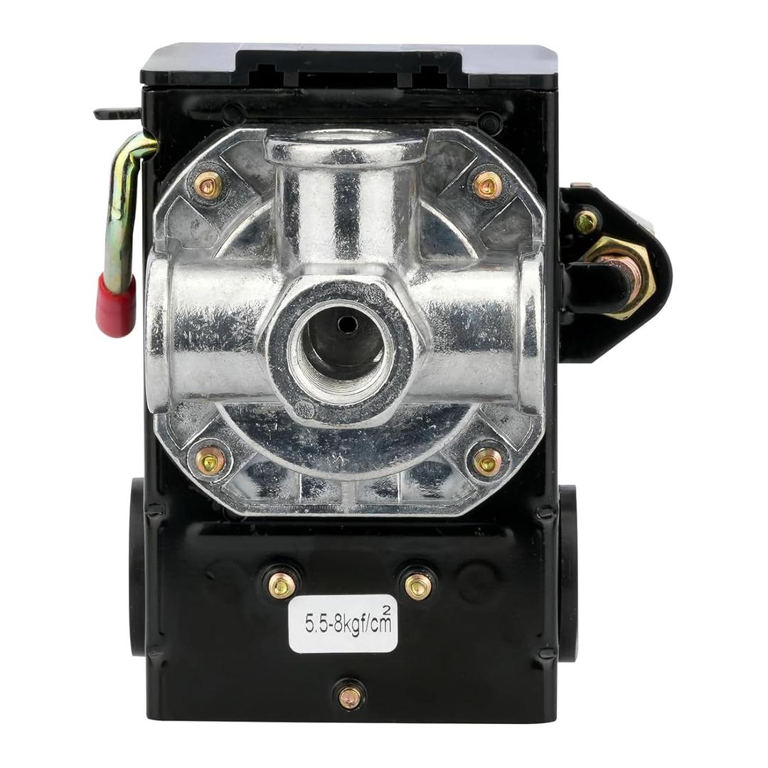 Air Compressor Pressure Switch Replacement Parts LF10-4H 4 Port NPT1/4 95-125 PSI 20A