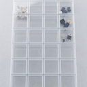 32-Grid with Cover Clear Plastic Candy Jewelry Organizer Box Storage Container Pill Case