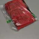 PLOYMONO Red Heavy Duty Cloth Napkins - 17 x 17 Inch Solid Washable Polyester Dinner Napkins - Set of 8 Napkins with Hemmed Edges - Great for Weddings, Parties, Banquets Dinner & More