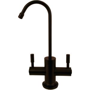Westbrass Contemporary Two Handle Instant Hot/Cold Water Dispenser Faucet, Oil Rubbed Bronze, D2051-12