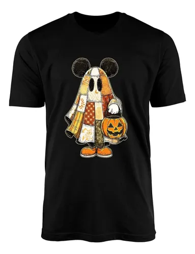 GLIGLITTR Girls Boys Halloween Outfits Cute Mouse Pumpkin Shirts Trick or Treat Spooky Season Tshirt Tops Kids Fall Clothes(Black,9-10Years)