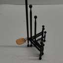 Deco 79 Metal Display Easel Tabletop Easel with Ball Details, Set of 3 Display Stand 12", 10", 8"H, Black