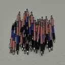 80 Pcs 4th of July Gift Bulk American Flag Ballpoint Pens USA Flag Lapel Pins and Patriotic Bookmarks Memorial Day Gifts for Veterans Souvenirs Independence Day Party Supplies