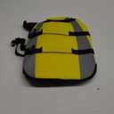 Amazon Basics Dog Adjustable Life Jacket with Reflective Stripes, Yellow, Medium