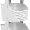 3 Tier Laundry Basket Organizer with Wheels, Tiered Laundry Basket Organizer, with Portable Storage Baskets, for Kitchen Bathroom Bedroom Laundry Room, 13.4" x 11.4" x 41.3"