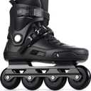 SWAY Professional Inline Skates for Adult, High Performance Roller Skates for Women Men, Racing Skates for Teens, Male, Female, Roller Blades Size 4-10, ABEC-11 Bearing, XL - (7.5-8.5M/8-9W)
