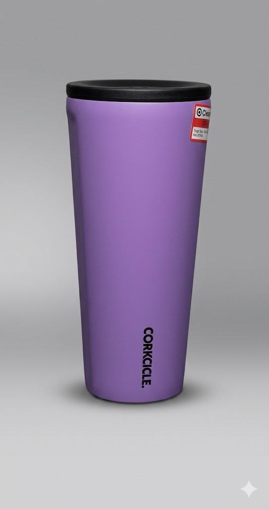 Corkcicle Classic Tumbler - Keeps Drinks Cold 9 Plus Hours - Triple Insulated Stainless Steel Drink Tumbler - Sliding Lid - Summer Drinkware Gift - Keeps Drinks Ice Cold - 24 oz