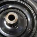 11x4.00-5 Flat Free Lawn Mower Tire and Wheel with 3/4" or 5/8" Bushings, 3.4"-4"-4.5"-5" Centered Hub, Smooth Tread Tire for Zero Turn Mowers, 2 Pack (11x4.00-5 Flat Free (Smooth Tread))
