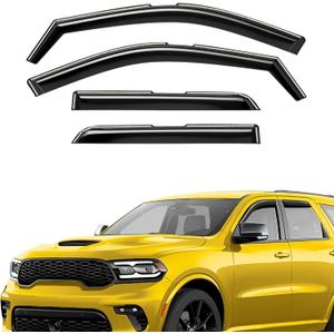 Extra Durable Window Deflectors in-Channel Window Visors Rain Guards Fit for Dodge Durango 2011-2025, Sun Visors, Wind Vent for Shades, Exterior Car Accessories - 4pcs. AG0274
